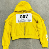 Advbridge Y2K Zip Up Hoodie Harajuku Hip Hop New Fashion Patch Embroidery Oversized Hoodie Men Women Loose Casual Hoodie Jacket Streetwear