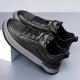 Advbridge High quality men 2024 New breathable outdoor sports shoes thick sole fashion casual leather shoes fashion antiskid running shoes