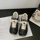 ADVBRIDGE  -  Fashion Casual Sneakers White 2025 Summer Flat Square Toe Sneakers Women's Shoes