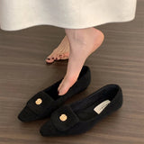 Advbridge Designer Vintage Women Loafer Shoes Fashion Shallow Slip On Shoes 2025 Spring Autumn Elegant Low Heels Shoes