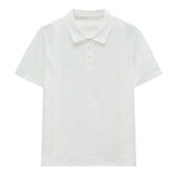 ADVBRIDGE  -  Summer new men's beige British-style pleated jacquard niche design trendy polo shirt