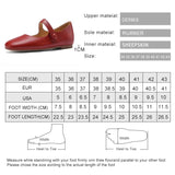 Advbridge Women's Flat Shoes Genuine Leather 2024 New Spring Women's Mary Jane Shoes Red Literary Ballet Shoes Women