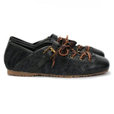 ADVBRIDGE  -  Fashion Sporty Designer Women Shoes Shallow Comfy Casual Shoes Female Buckle Fashion Brand Lace-up Ballet Flats Zapatos De Mujer