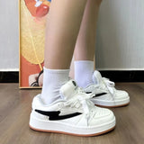 ADVBRIDGE  -  New Aerating Plate Shoes Men's Fashionable All-Matching Platform White Shoes Sports Casual Borad Shoes Fashionable Shoes