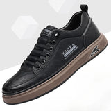 ADVBRIDGE  -  Casual Leather Shoes Men's 2025 Spring New Soft Leather Cowhide Mens Shoe Soft Sole Versatile Daily Board Shoes Men Loafers male