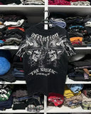 Advbridge New American Hip-hop Handsome Short-sleeved T-shirt Men Summer Hip-hop Street Trend Loose Plus Size Shirt Half Sleeve T-shirt