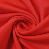 ADVBRIDGE  -  Personalized Women's Clothing Red Strapless Ruffles Tassel Pleated Sleeveless Backless High Split Stretchy Dresses Clubwear