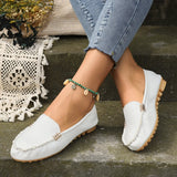 ADVBRIDGE  -  Spring Autumn Loafers Wear-resisting Sneakers Women Casual Single Shoes Fashion Non-slip Soft Flat Loafer Shoes Zapatos De Mujer