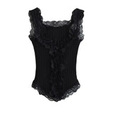 Advbridge Summer outfits lace knit camisole top