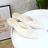 ADVBRIDGE  -  Green Indoor Slides Mules Summer 2025 Pointed Toe Women's Slippers and Ladies Sandals Black Shoes Designer Y Sale Small Size