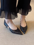 ADVBRIDGE  -  Fashionable Women's Hollow Breathable Handmade Leather Sandals 2025 Pointed Toe Wrapped Single Shoe
