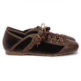 ADVBRIDGE  -  Fashion Sporty Designer Women Shoes Shallow Comfy Casual Shoes Female Buckle Fashion Brand Lace-up Ballet Flats Zapatos De Mujer