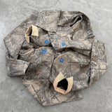 Advbridge Streetwear Retro Camo Jackets Y2K Mens Womens Punk Rock Hip Hop Tactical Camouflage Oversized Jacket V Neck Zipper Jackets Coat