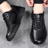 Advbridge New Platform Cow Leather Casual Sneakers for Men Designer Autumn Winter Cotton Black Outdoor Men's Sports Shoes Zapatos Hombre