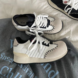 ADVBRIDGE  -  Retro Casual Shoes Women Spring New Edition Embroidered Design Versatile Sports Leisure Comfortable Lightweight sneakers