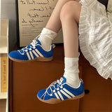 ADVBRIDGE  -  Retro Fashion Trend Casual Flat Ballet Style Single Shoes for Women New Spring Comfortable Versatile Shallow Mouth Sneakers