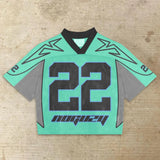 Advbridge Summer New Men Sports Short-sleeved T-shirt Breathable Quick-drying Clothes Hip-hop Retro Holiday Party Jerseys Rugby Clothes
