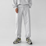 Advbridge Casual Solid Pocket Men Loose Sweatpant Streetwear Legging Clothing Sports Male Mid Waist Drawstring Training Pants Jogger