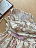 ADVBRIDGE  -  Sexy Strapless Dresses for Women's French Style Printed Retro Dresses Summer Fashion Vestidos mujer