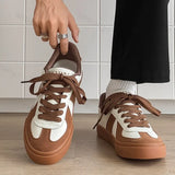 ADVBRIDGE  -  Autumn New Retro Niche Designed Casual Shoes for Men's Fashion Trend Versatile Comfortable Low Top Lace Up Chunky sneakers