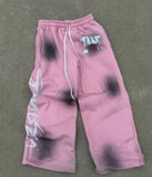 Advbridge 2025 American Street Hip-hop Pants Y2K Letter Printed Drawstring Pants for Men and Women Couples Straight Casual Loose Pants