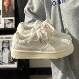 ADVBRIDGE  -  Summer New Women’s White Mesh Chunky Platform Shoes - Ins Minimalist Unique Design Breathable Versatile Casual Sneakers