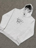 Advbridge Vintage Graphic Fleece Hoodies Women Oversized Casual Gray Sweatshirts Black Pullovers Hip Hop Streetwear Winter
