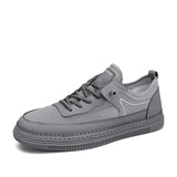 ADVBRIDGE  -  Fashion Casual Shoes Mens Outdoor Tennis Sneakers Lightweight Comfortable Lace Up PU Trainer Size Smaller Than Normals for Men