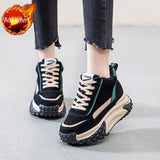 Advbridge Ladies Sports Shoes Platform Booties Chunky Women's Snow Sneakers Boots Ankle on Promotion Winter  Elegant and Fashion Sale