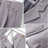 Advbridge Autumn Men's Clothing Light Luxury Business Leisure Suit Jacket Set Streetwear Korean Popular Clothes Slim Pants Suit M-3XL