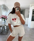 Advbridge Harajuku Cute Lemon Graphic T Shirts Streetwear Gothic Oversized All Cotton Clothes Grunge Y2k Top Goth Men Women Clothing