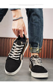 ADVBRIDGE  -  Canvas Men's Shoes Versatile Summer Trend Sports And Leisure Low Top Board Shoes Men's Cloth Shoes Soft Soles Work Shoes