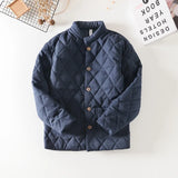 Advbridge Winter Jackets for Men Daily Casual Thicken Clothes Solid Stand Collar Button Parkas Men Chinese Retro Traditional Male Coats