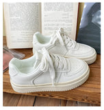 ADVBRIDGE  -  Little White Shoes for Womens New Small and Popular Japanese Student Cricket Shoes Autumn Leisure Trend Leather Sneakers Women