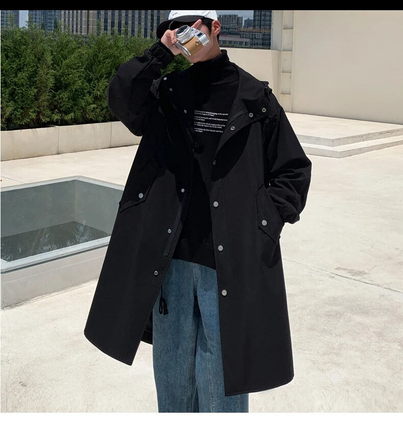 Advbridge Men Hooded Jacket Spring Autumn Men's Casual Streetwear Slim Windbreaker High Quality Jacket Man Clothing 3XL