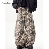 Advbridge 2025 Fashion booth pocket jeans European style Demin Pants men's wide-leg pants and size men's casual street Demin Pants New