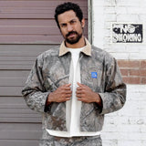 Advbridge Streetwear Retro Camo Jackets Y2K Mens Womens Punk Rock Hip Hop Tactical Camouflage Oversized Jacket V Neck Zipper Jackets Coat