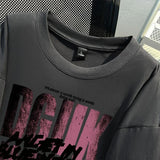 Advbridge Summer Goth Harajuku Design Graphic T-shirt For Men Hip Hop Fashion Cotton Short Sleeve Tee Shirts 2025 New Y2K Streetwear Tops