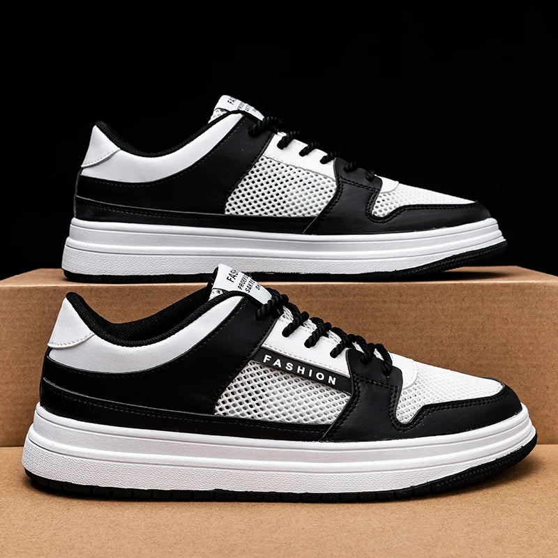 ADVBRIDGE  -  Men's Casual Low Top Breathable Lightweight Non-slip Grip Comfortable Breathable Sneakers Plus Size Walking Shoes for Men