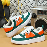 ADVBRIDGE  -  25 New Women's Shoes Large Size Fashion Men's Thick Sole Board Shoes Soft Sole Comfortable Sports Single Shoes Lace Up Outdoor