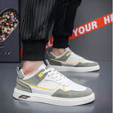 Advbridge Men's Casual Leather Shoes 2024 Original Wear-resistant Non-slip Sports Shoes for Men Lightweight Vulcanize Shoes Male Sneakers