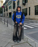 Advbridge Harajuku sportswear mens little people print hoodie sportswear gothic fashion mens clothing oversized Y2k top hoodie streetwear