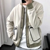 Advbridge Knit Sweater Male Zipper Cardigan Zip-up Men's Clothing Jacket Round Collar Coat Crewneck Thick Winter Knitwears Loose Fit