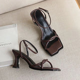 ADVBRIDGE  -  Stiletto Open Toe Ladies Shoes Luxury Summer Casual Sandal Daily Korea Wholesale on Offer 2025 Trending Women's Sandals Sales