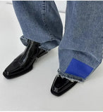 ADVBRIDGE  -  High Top Chelsea Tip Inner Height Increase Men's Casual British Short Thick-soled Sneakers Chelsea Boots