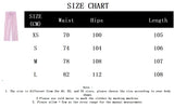 ADVBRIDGE  -  Pink Striped Casual Pants Sets Women Spring New Lace Trim Long Sleeve Pocket Crop Tops+Bow Sleeveless Tank Tops+Belted Trousers
