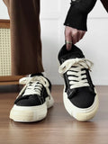ADVBRIDGE  -  Spring New Men's Fashion All Small Design Green Canvas Shoes boy flats Shoes Low Top Board Shoes Student Shoes