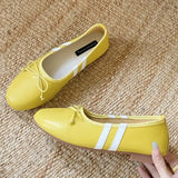 ADVBRIDGE  -  Elegant Butterfly-knot Mary Jane Shoes Soft Bottom Flat Heel Summer Women Sandals Fashion Simple Comfortable Non-slip Sneaker