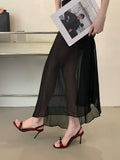 ADVBRIDGE  -  Silver Heels Sandals Ladies Summer Shoes 8cm Stiletto Heeled Sandals Sexy Belt Buckle Burgundy Office Shoes Female
