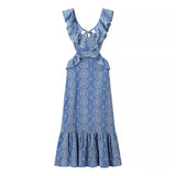 Advbridge 2024 Women's Robe Embroidered Layered Dress Dresses on Sale Clearance Sexy Costume Long Femme Elegant Fashion Summer